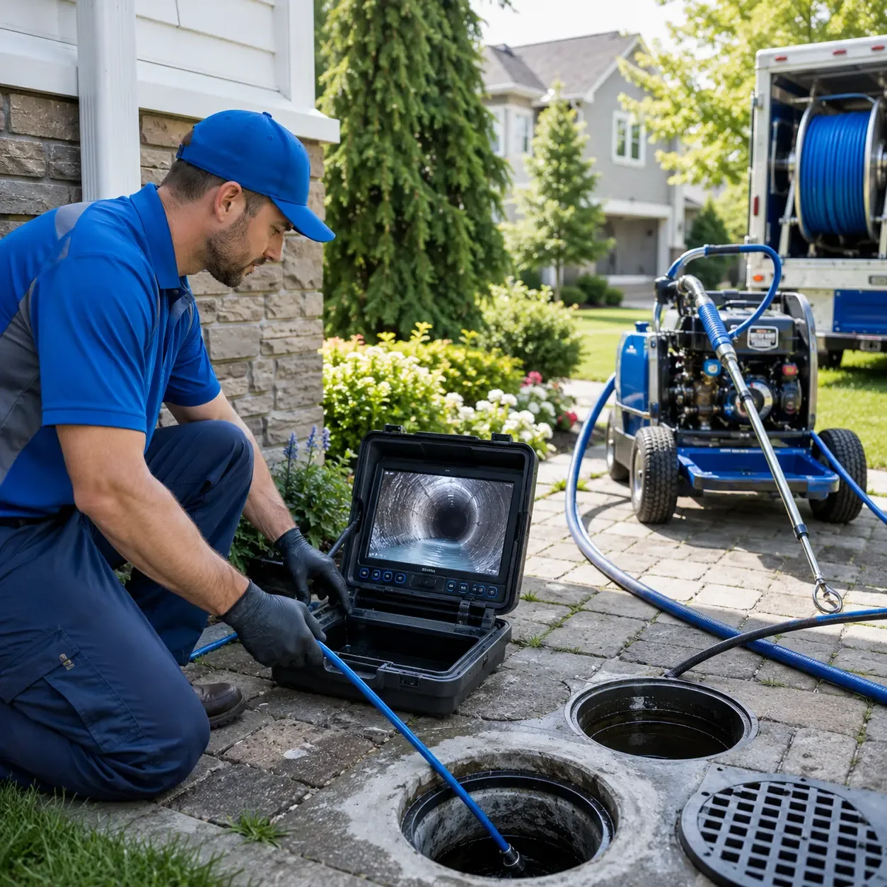 Outdoor drain cleaning professionals serving Butlerville, IN